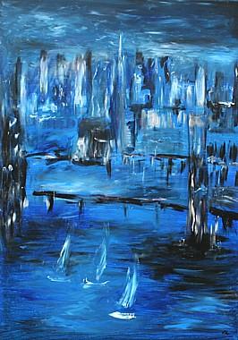 Hafen von Hongkong von Löw, Maria Therese