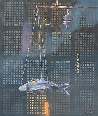 Römische Schnellwaage mit Fisch (IV) von Apelt, Elisabeth 