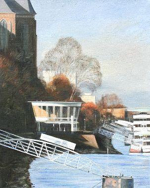 Bonner Winterlandschaft von Thiel, Hans-Jürgen