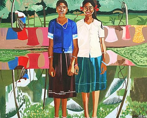 Wasmeisjes von van der Linden, Renneke