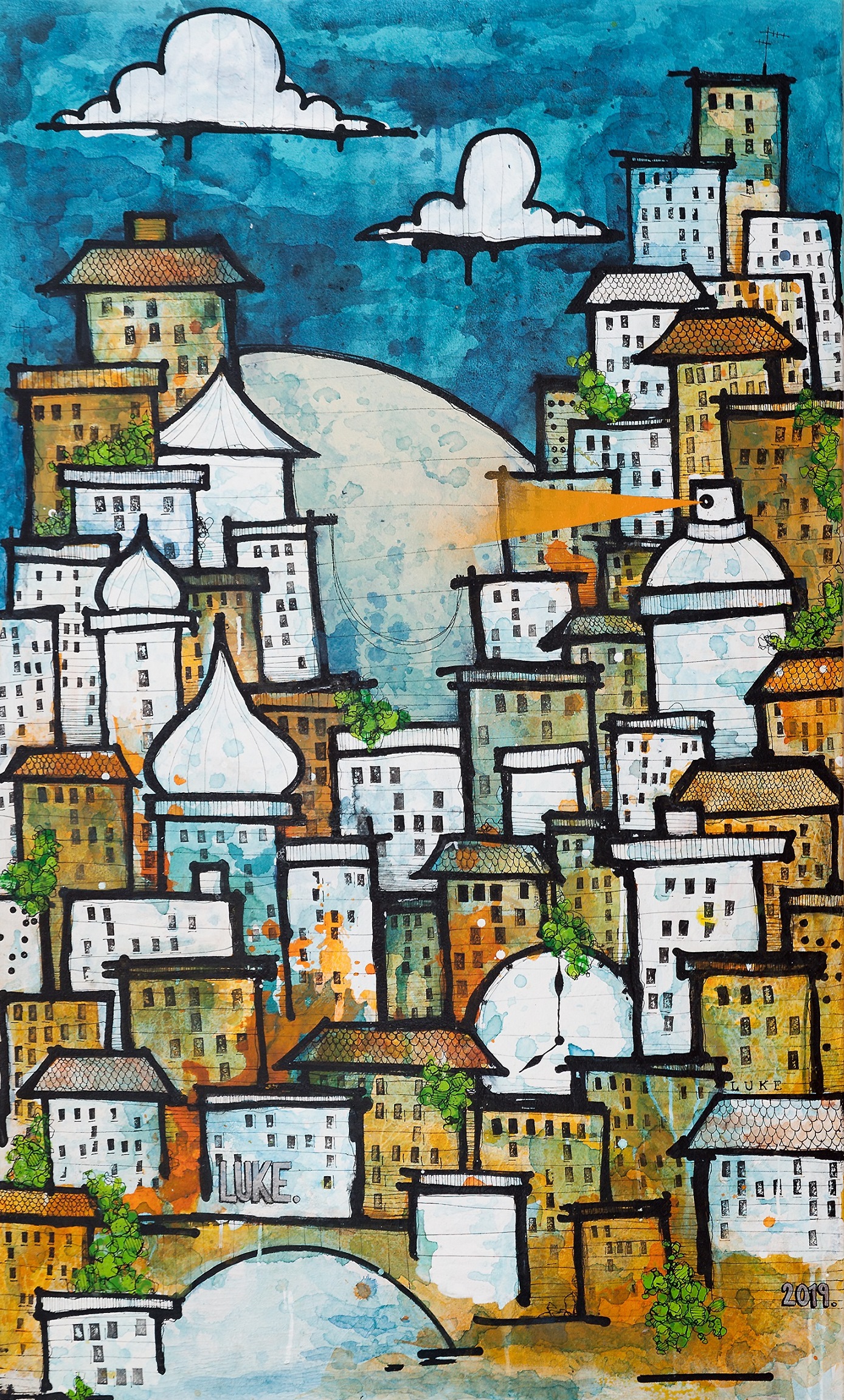 Palermo bei Nacht von Wanckel, Lucas