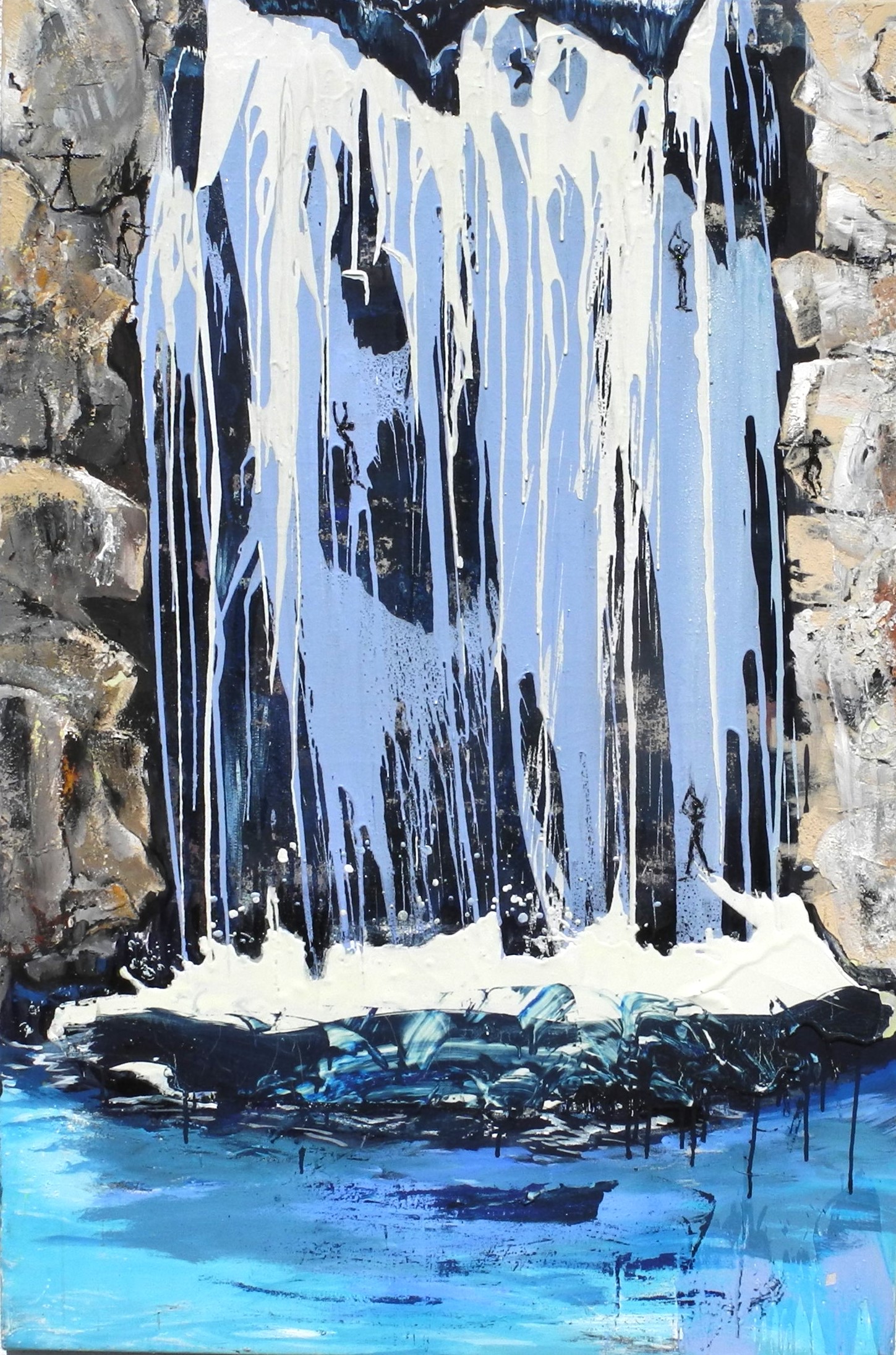 Bad im Pigment von Roziewski, Elke