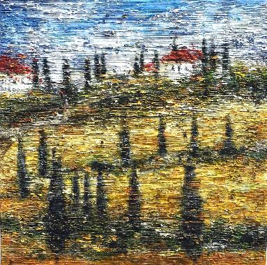 Toskanische Landschaft von Schüller, Patrizia