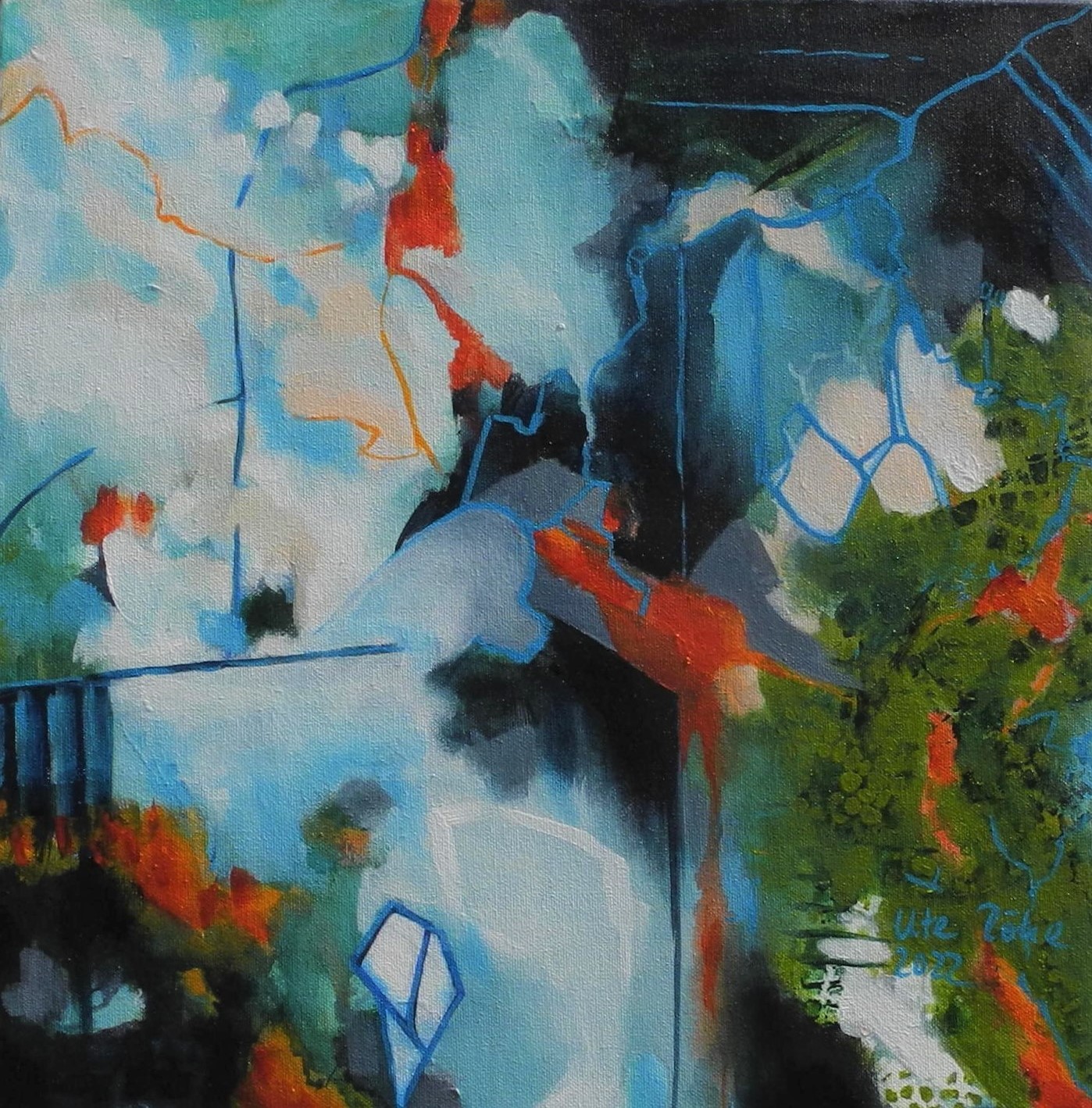 Ungegenständliche Malerei I von Röhe, Ute