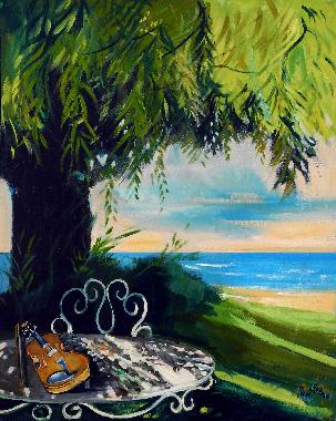 Violon sur une îles von Van Soens,  